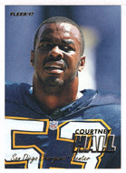 Courtney Hall - San Diego Chargers (NFL Football Card) 1997 Fleer # 61 Mint