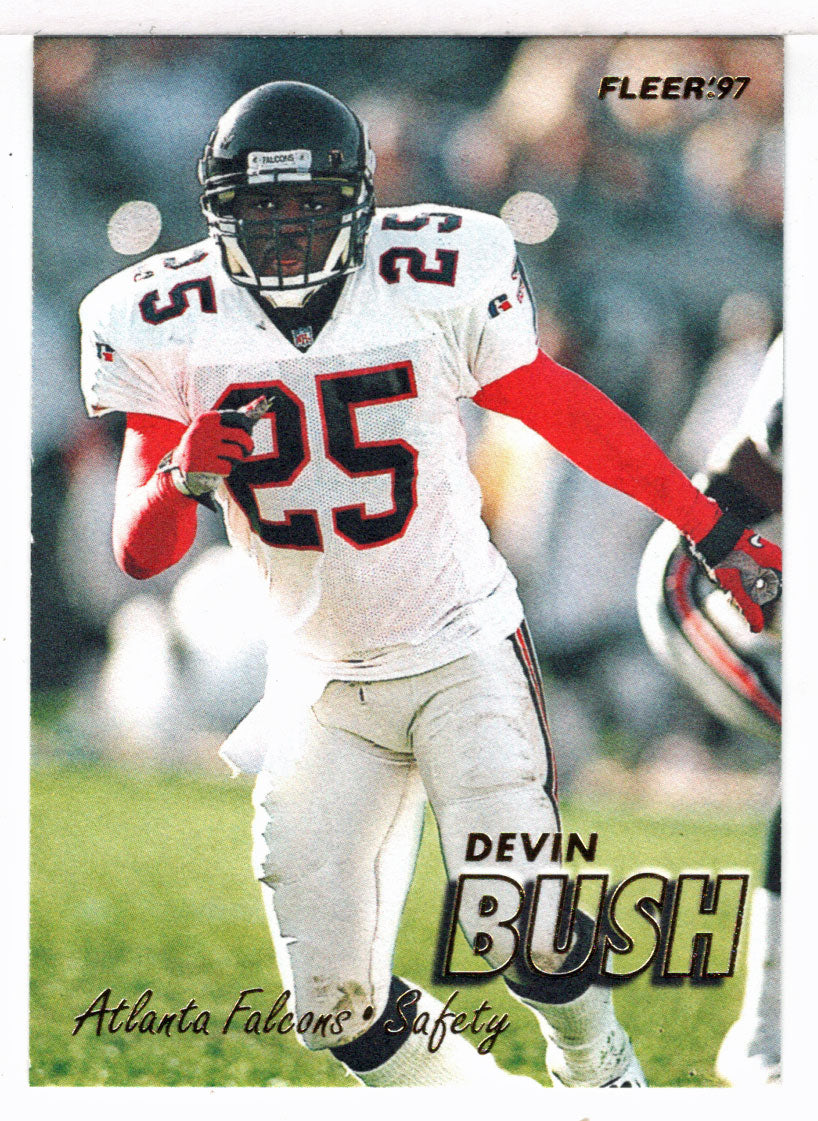 Devin Bush - Atlanta Falcons (NFL Football Card) 1997 Fleer # 66 Mint