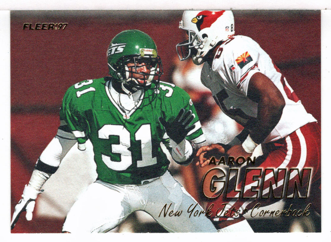 Aaron Glenn - New York Jets (NFL Football Card) 1997 Fleer # 67 Mint