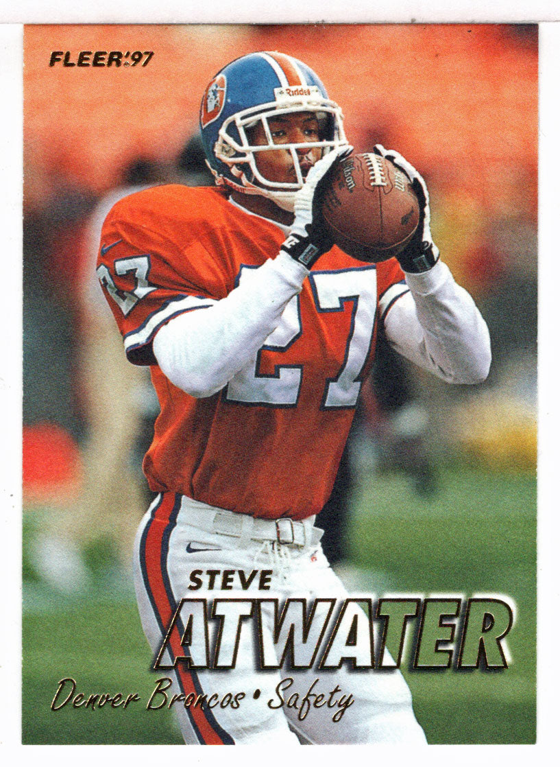 Steve Atwater - Denver Broncos (NFL Football Card) 1997 Fleer # 69