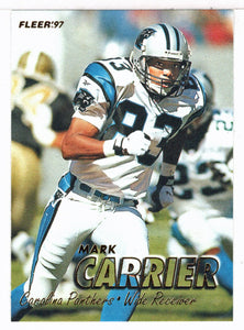 Mark Carrier - Carolina Panthers (NFL Football Card) 1997 Fleer # 71 Mint