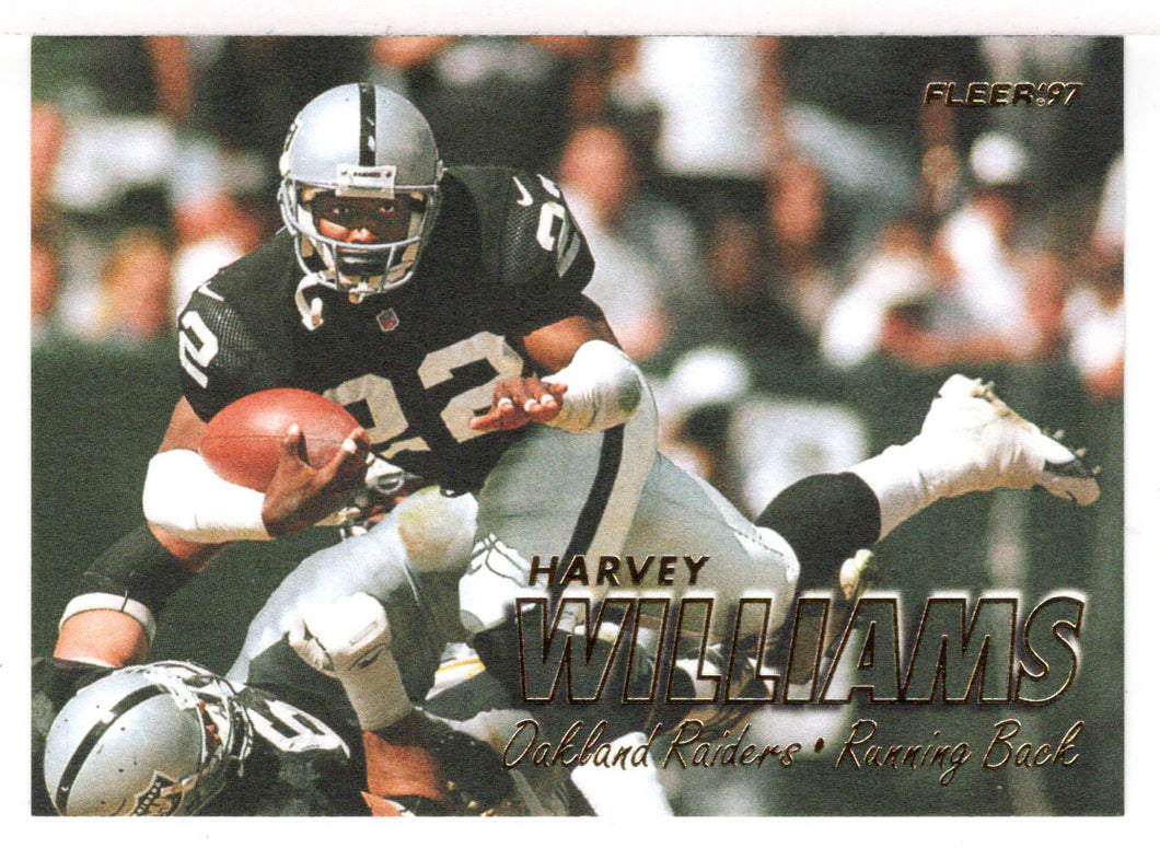 Harvey Williams - Oakland Raiders (NFL Football Card) 1997 Fleer # 78 Mint