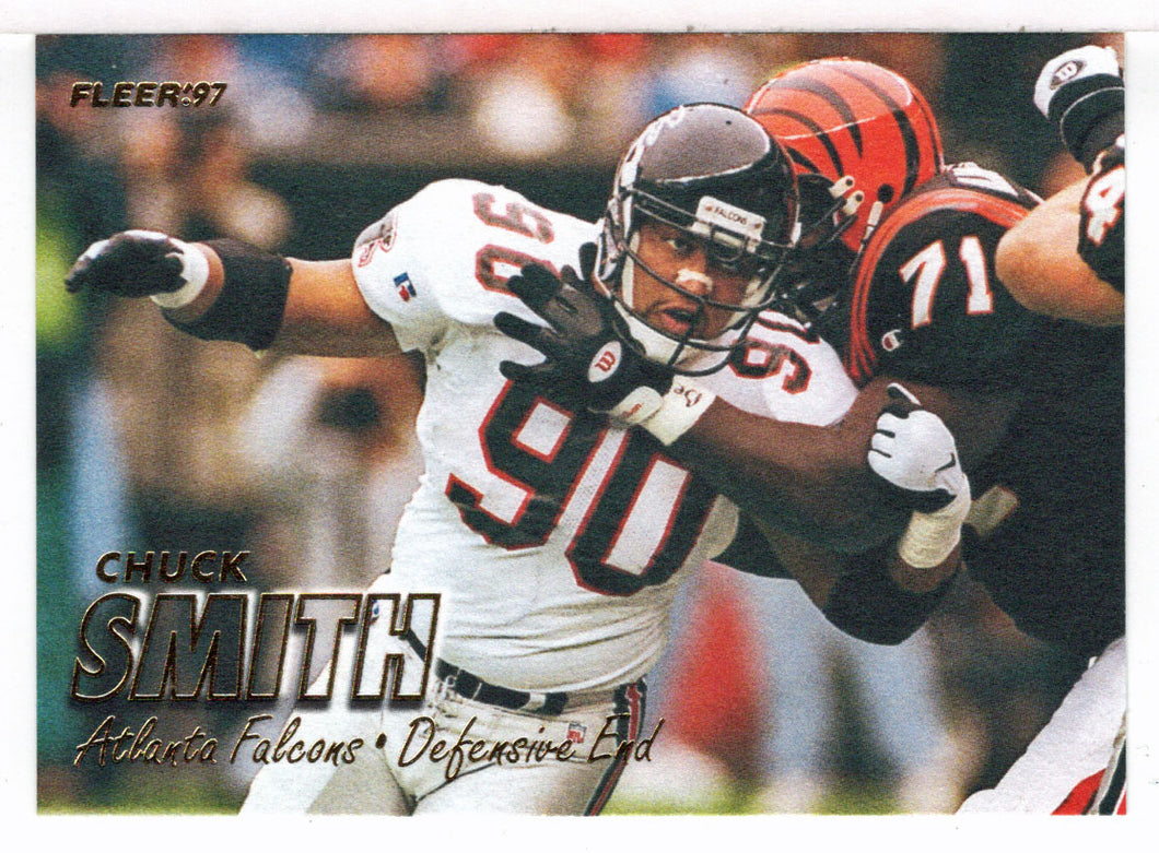 Chuck Smith - Atlanta Falcons (NFL Football Card) 1997 Fleer # 103 Mint