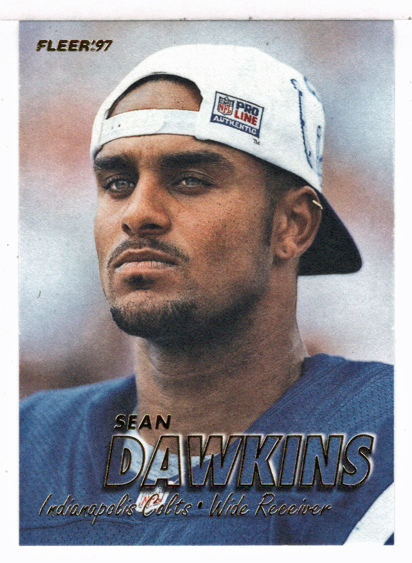 Sean Dawkins - Indianapolis Colts (NFL Football Card) 1997 Fleer # 108 Mint