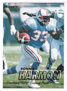 Ronnie Harmon - Houston Oilers (NFL Football Card) 1997 Fleer # 119 Mint