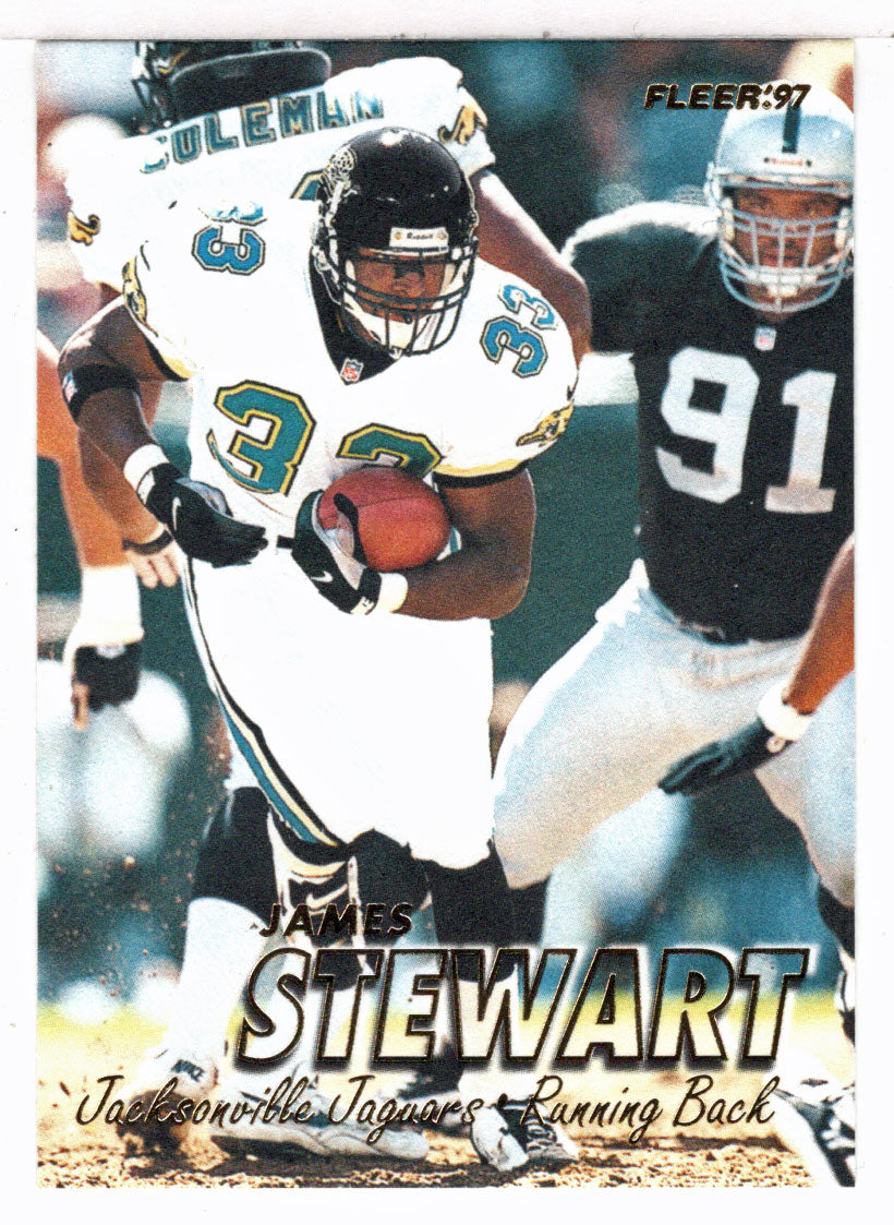 James Stewart - Jacksonville Jaguars (NFL Football Card) 1997 Fleer # 131 Mint