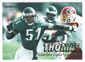 William Thomas - Philadelphia Eagles (NFL Football Card) 1997 Fleer # 134 Mint