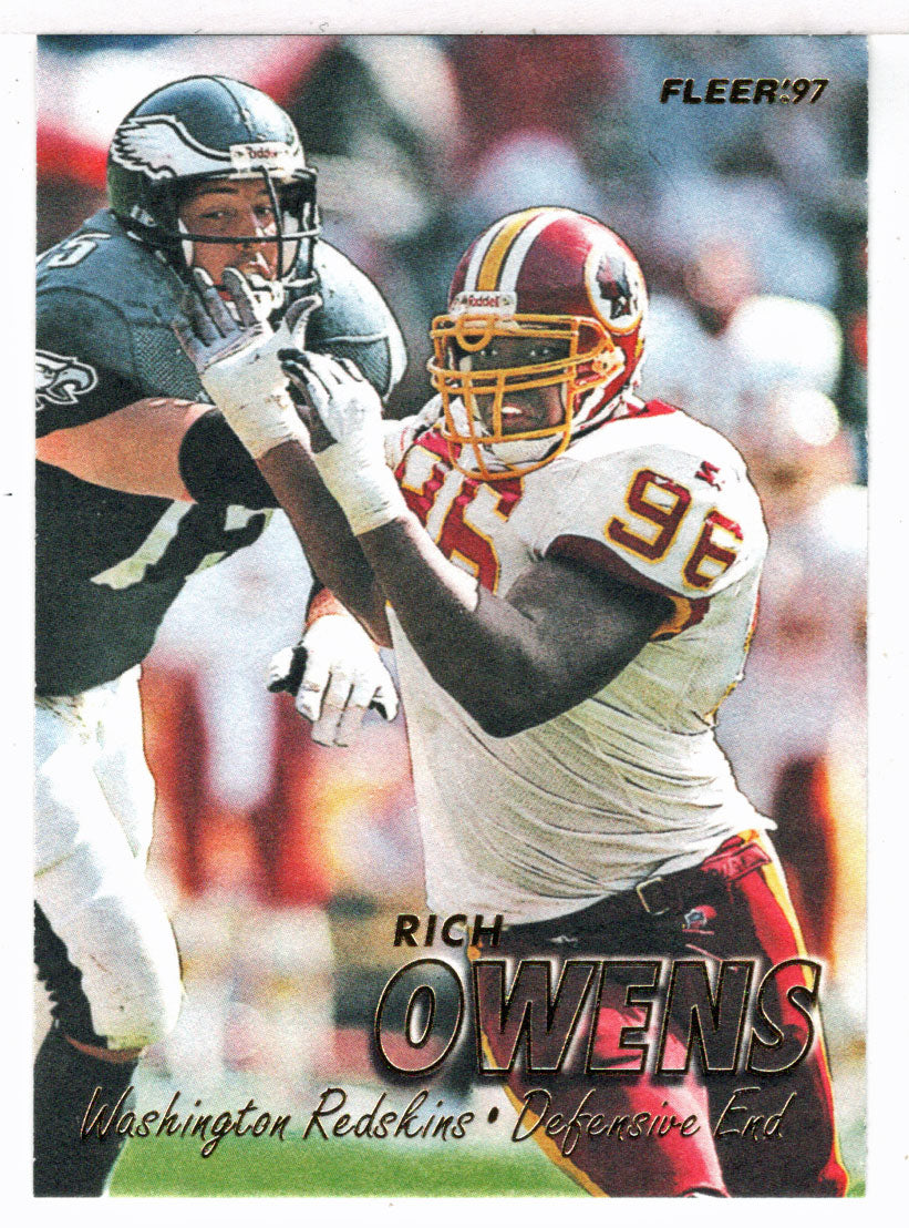 Rich Owens - Washington Redskins (NFL Football Card) 1997 Fleer # 142 Mint