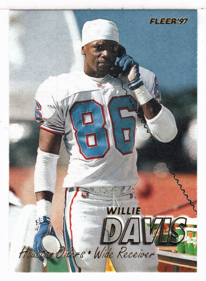 Willie Davis - Houston Oilers (NFL Football Card) 1997 Fleer