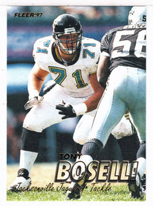 Tony Boselli - Jacksonville Jaguars (NFL Football Card) 1997 Fleer # 165 Mint