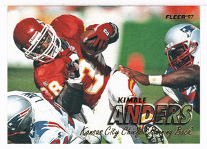 Kimble Anders - Kansas City Chiefs (NFL Football Card) 1997 Fleer # 178 Mint