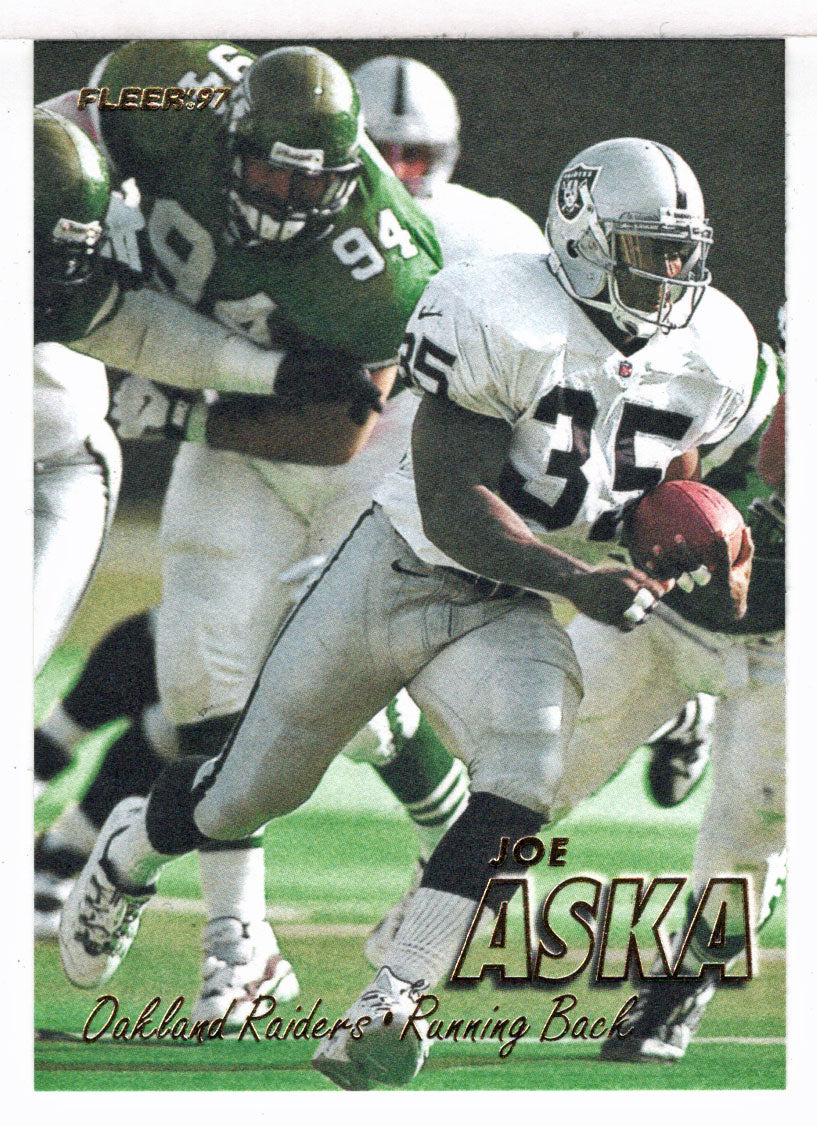 Joe Aska - Oakland Raiders (NFL Football Card) 1997 Fleer # 181 Mint