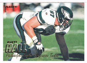 Rhett Hall - Philadelphia Eagles (NFL Football Card) 1997 Fleer # 207 Mint