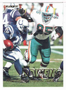 Tim Bowens - Miami Dolphins (NFL Football Card) 1997 Fleer # 213 Mint