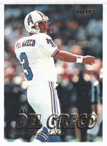 Al Del Greco - Houston Oilers (NFL Football Card) 1997 Fleer # 222 Mint