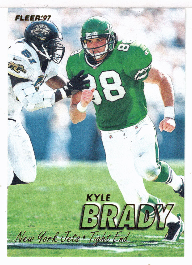 Kyle Brady - New York Jets (NFL Football Card) 1997 Fleer # 232 Mint