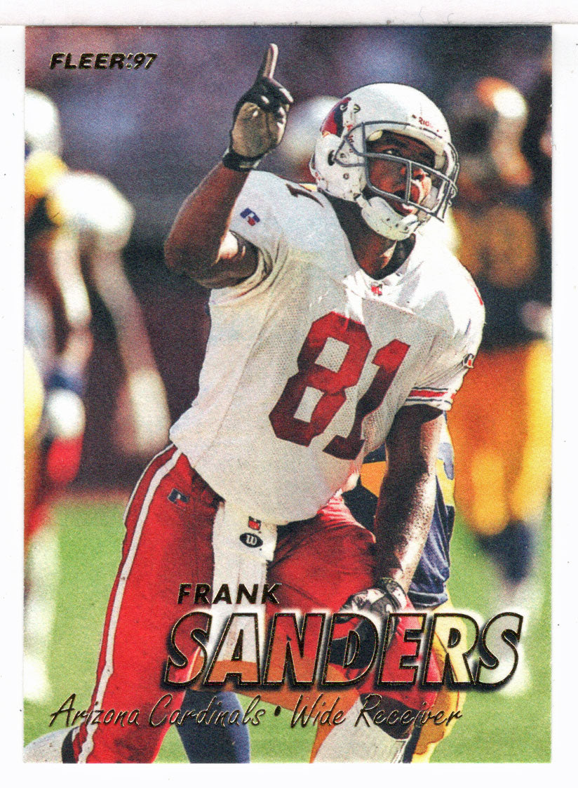 Frank Sanders - Arizona Cardinals (NFL Football Card) 1997 Fleer # 244 Mint