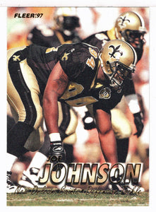 Joe Johnson - New Orleans Saints (NFL Football Card) 1997 Fleer # 245 Mint