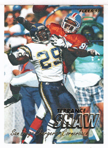 Terrance Shaw - San Diego Chargers (NFL Football Card) 1997 Fleer # 260 Mint