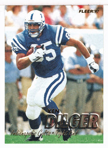 Ken Dilger - Indianapolis Colts (NFL Football Card) 1997 Fleer # 263 Mint