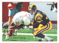 Keith Lyle - St. Louis Rams - League Leader (NFL Football Card) 1997 Fleer # 264 Mint