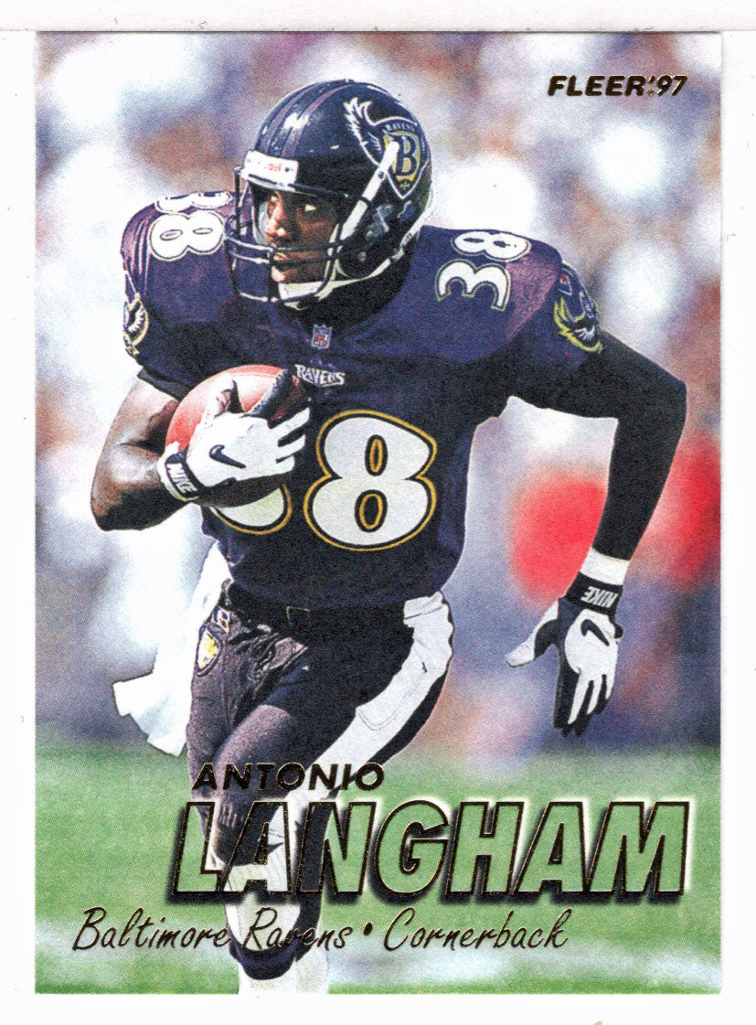 Antonio Langham - Baltimore Ravens (NFL Football Card) 1997 Fleer # 265 Mint