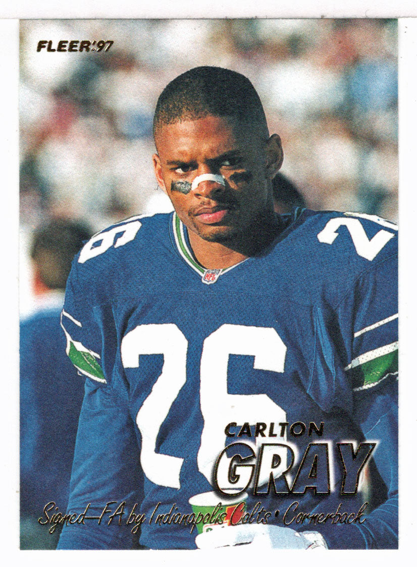 Carlton Gray - Indianapolis Colts (NFL Football Card) 1997 Fleer # 266 Mint