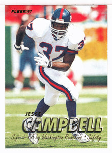 Jesse Campbell - Washington Redskins (NFL Football Card) 1997 Fleer # 269 Mint