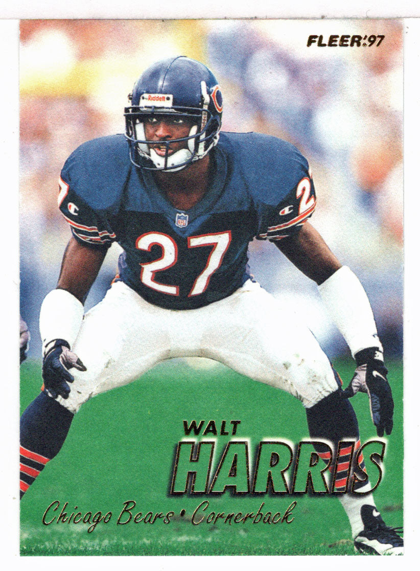 Walt Harris - Chicago Bears (NFL Football Card) 1997 Fleer # 277 Mint