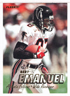 Bert Emanuel - Atlanta Falcons (NFL Football Card) 1997 Fleer # 279 Mint