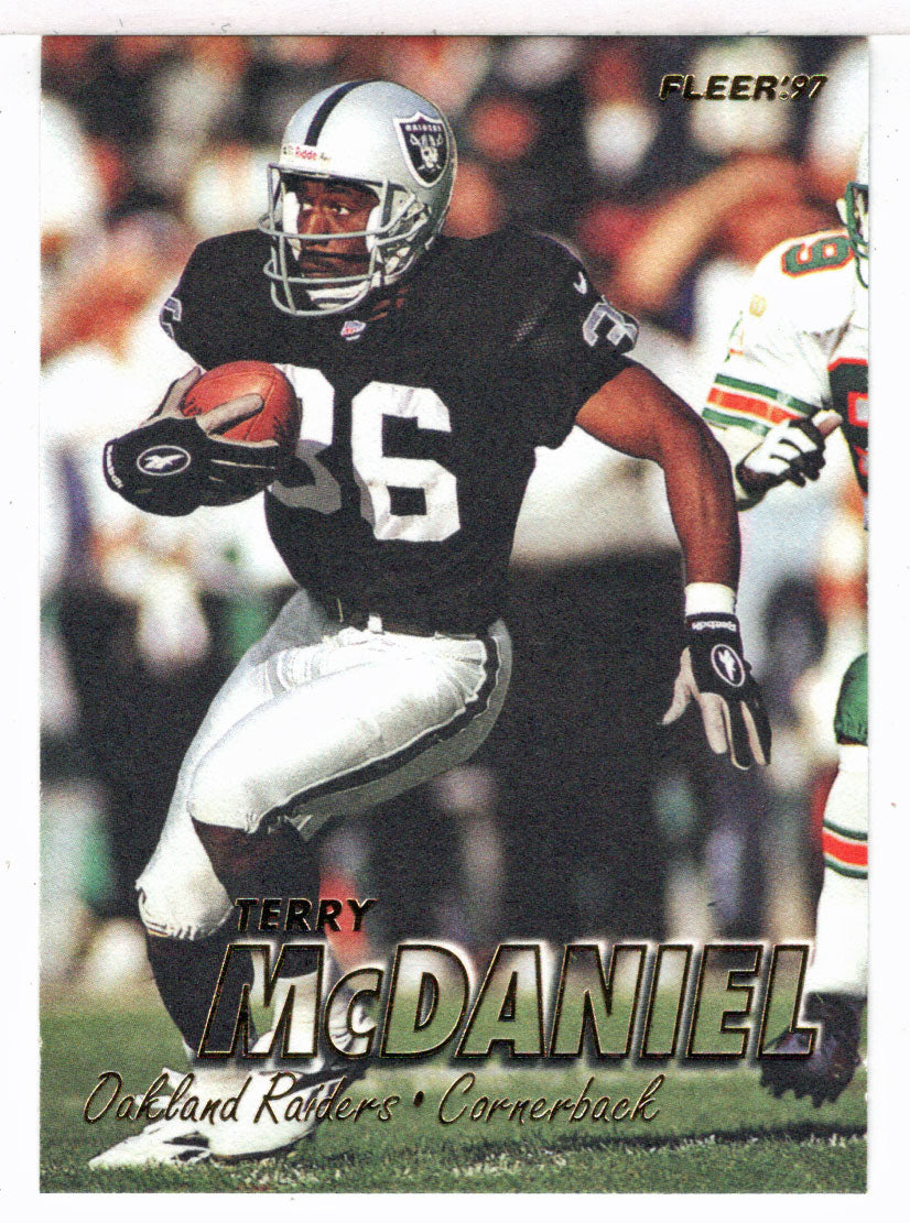 Terry McDaniel - Oakland Raiders (NFL Football Card) 1997 Fleer # 286 Mint