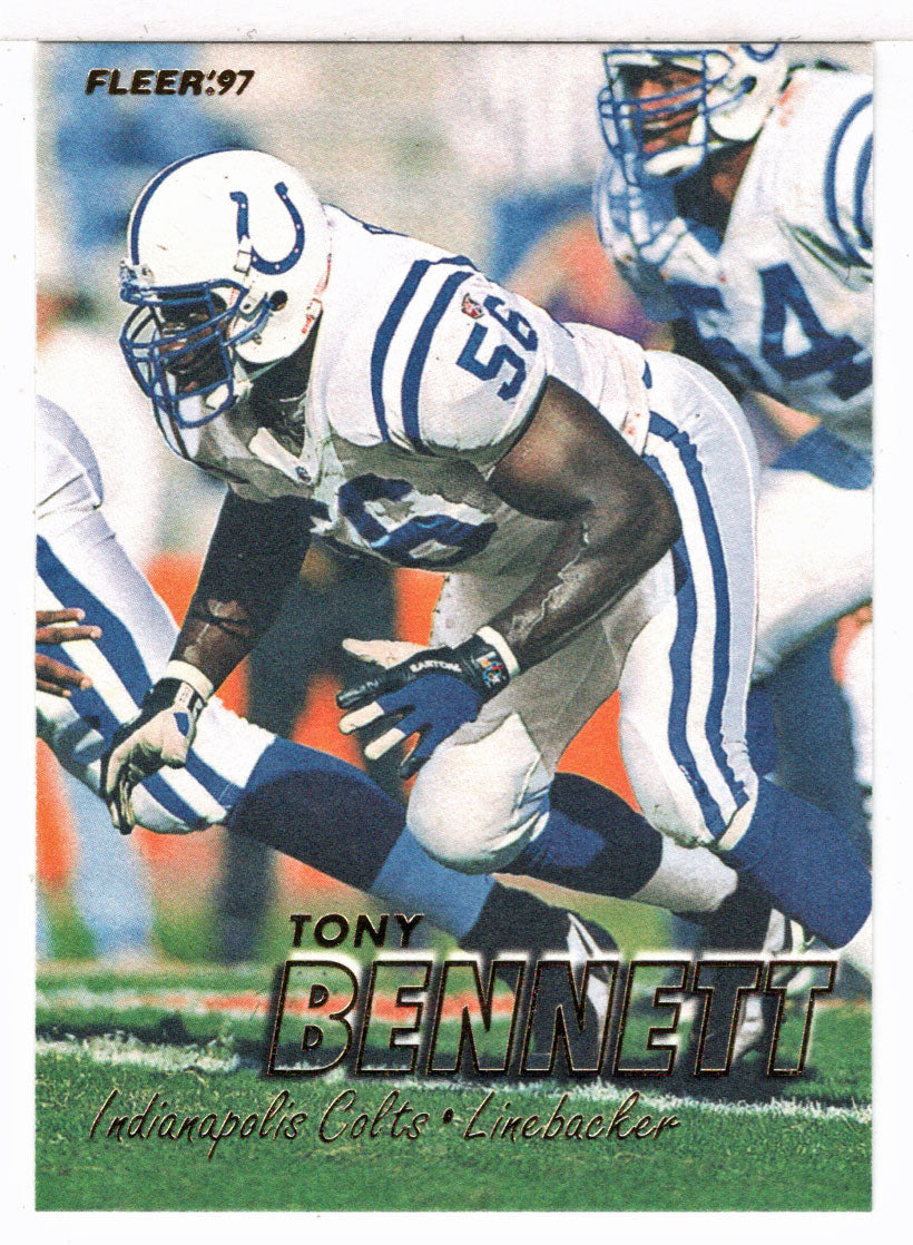 Tony Bennett - Indianapolis Colts (NFL Football Card) 1997 Fleer # 288 Mint