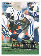 Tony Bennett - Indianapolis Colts (NFL Football Card) 1997 Fleer # 288 Mint