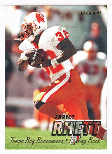 Errict Rhett - Tampa Bay Buccaneers (NFL Football Card) 1997 Fleer # 298 Mint