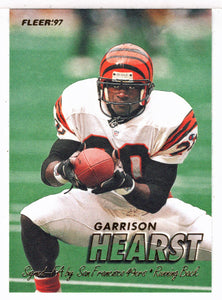 Garrison Hearst - San Francisco 49ers (NFL Football Card) 1997 Fleer # 299 Mint