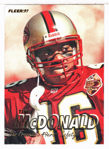 Tim McDonald - San Francisco 49ers (NFL Football Card) 1997 Fleer # 309 Mint