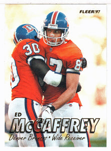 Ed McCaffrey - Denver Broncos (NFL Football Card) 1997 Fleer # 311 Mint