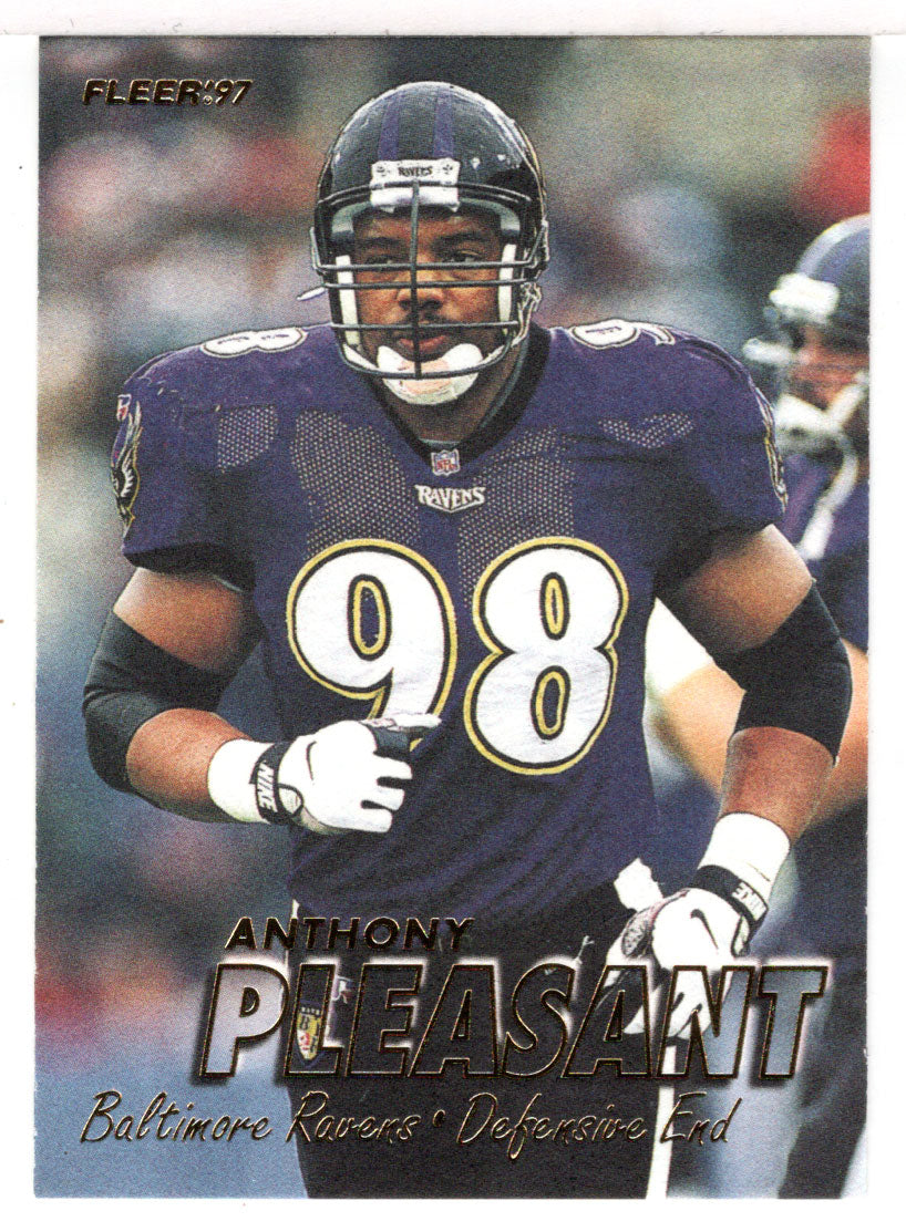 Anthony Pleasant - Baltimore Ravens (NFL Football Card) 1997 Fleer # 327 Mint