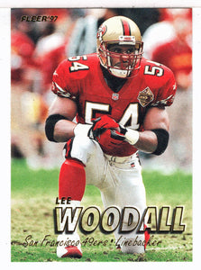 Lee Woodall - San Francisco 49ers (NFL Football Card) 1997 Fleer # 328 Mint