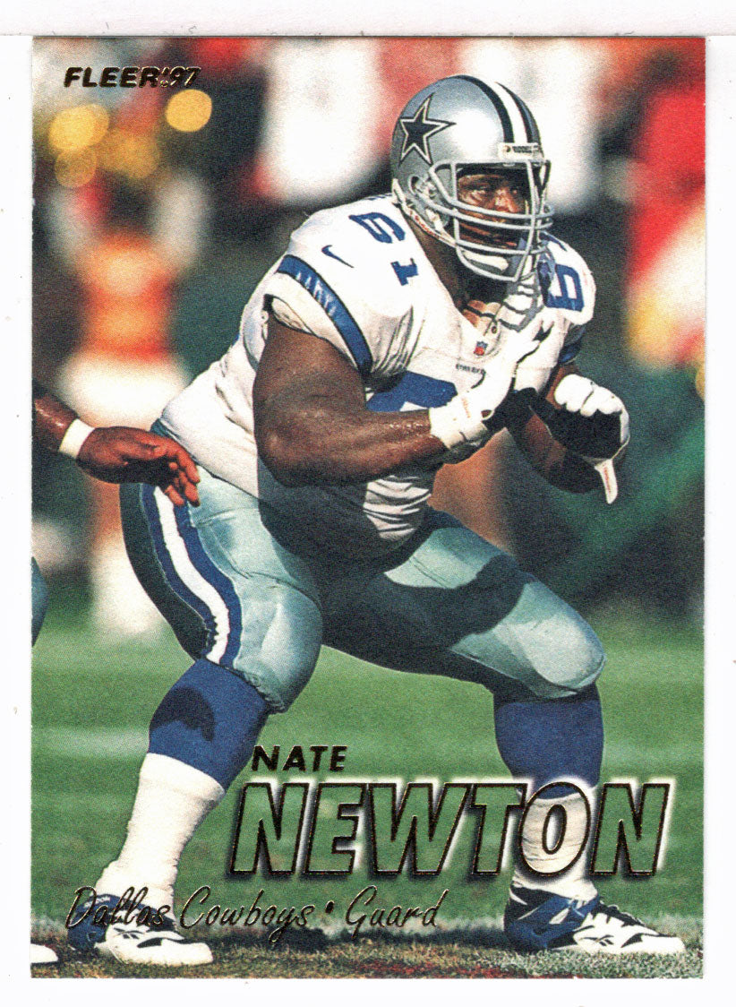 Nate Newton - Dallas Cowboys (NFL Football Card) 1997 Fleer # 339 Mint