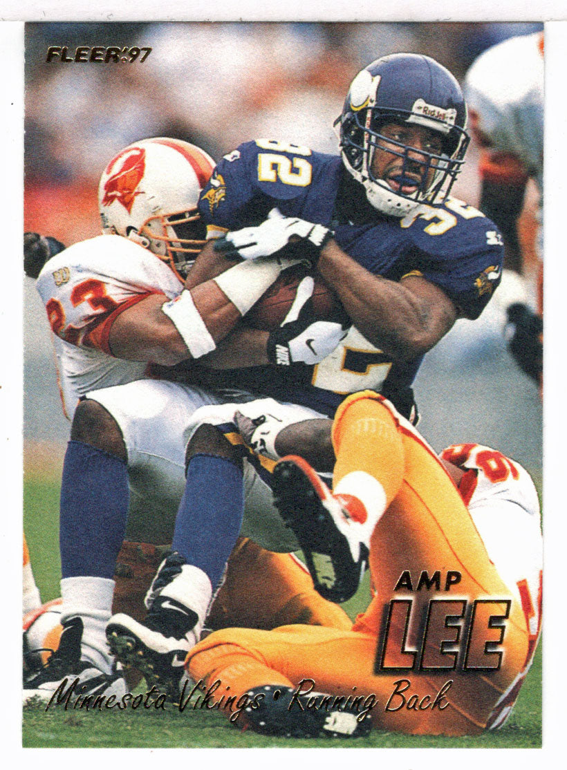 Amp Lee - Minnesota Vikings (NFL Football Card) 1997 Fleer # 341 Mint