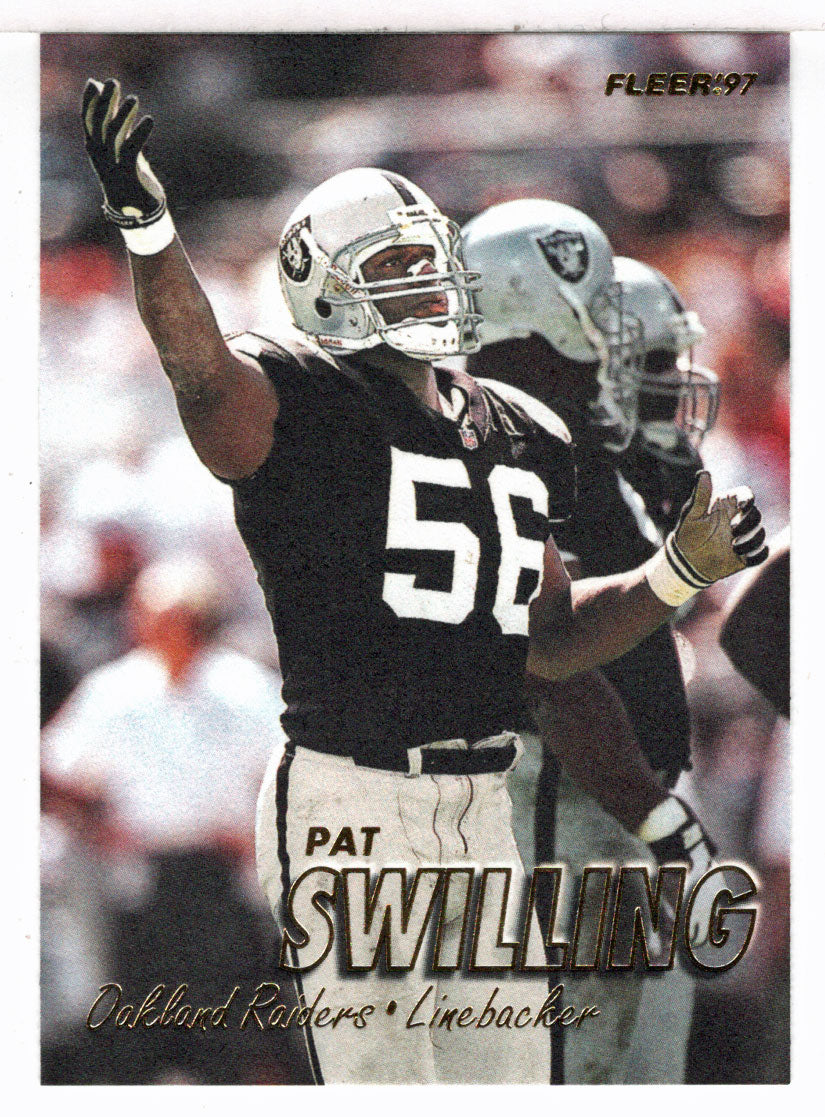 Pat Swilling - Oakland Raiders (NFL Football Card) 1997 Fleer # 350 Mint