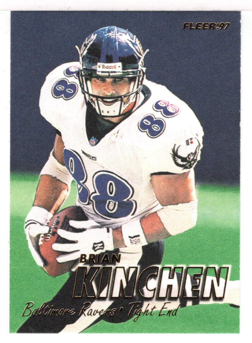 Brian Kinchen - Baltimore Ravens (NFL Football Card) 1997 Fleer # 354 Mint