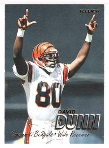 David Dunn - Cincinnati Bengals (NFL Football Card) 1997 Fleer # 369 Mint