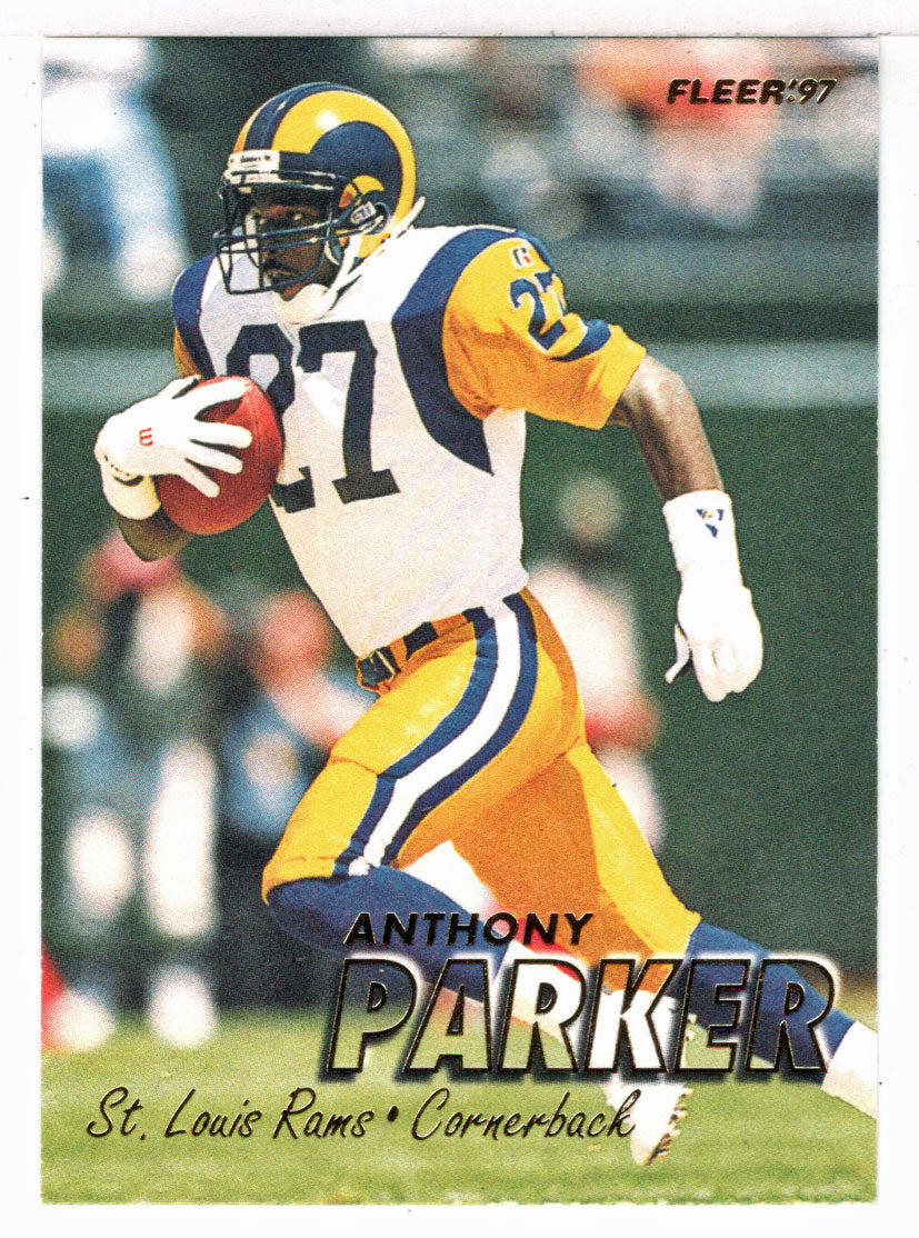 Anthony Parker - St. Louis Rams (NFL Football Card) 1997 Fleer # 371 Mint