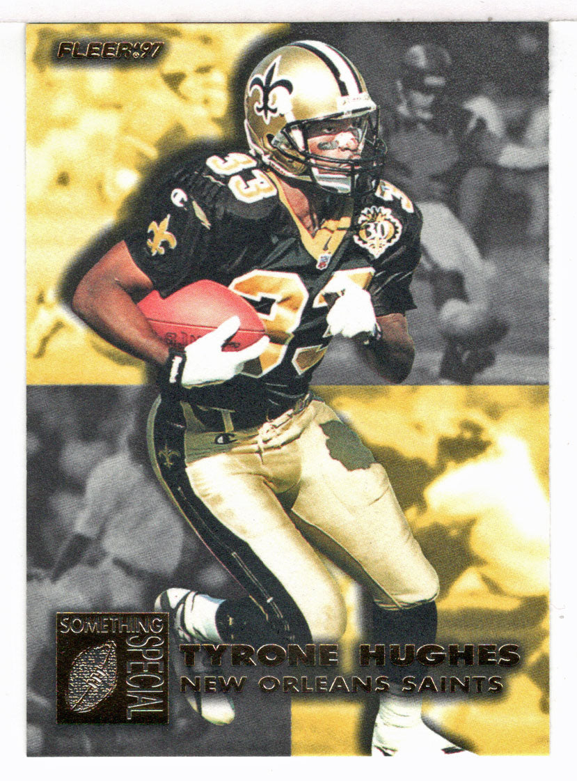 Tyrone Hughes - New Orleans Saints - Something Special (NFL Football Card) 1997 Fleer # 434 Mint