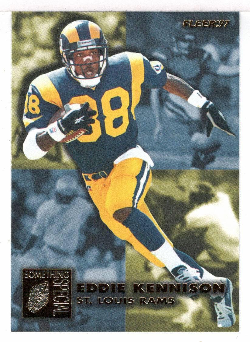 Eddie Kennison - St. Louis Rams - Something Special (NFL Football Card) 1997 Fleer # 443 Mint