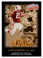 Jim Bakken - St. Louis Cardinals - Million Dollar Moments (NFL Football Card) 1997 Fleer # 19 Mint