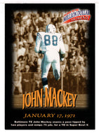 John Mackey - Baltimore Colts - Million Dollar Moments (NFL Football Card) 1997 Fleer # 45 Mint