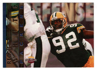 Reggie White - Green Bay Packers (NFL Football Card) 1997 Score Board Playbook - Defense # 5 Mint